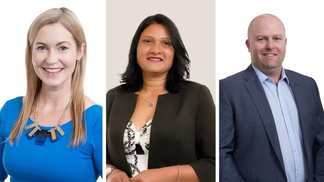 Camden councillors Lara Symkowiak, Usha Dommarju, and Russell Zammit Riley will also lose their positions due to having no way to run for re-election. Picture: Supplied