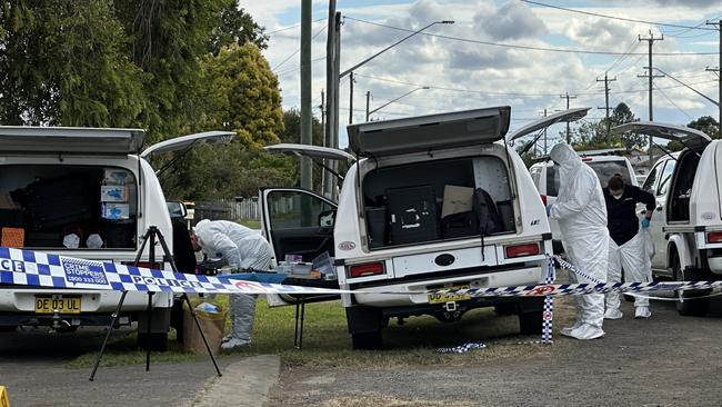 A critical incident investigation is underway at the scene. Picture: Catherine Piltz