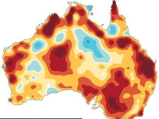 Australian Academy of Science data on 3C warmer climate change impacts