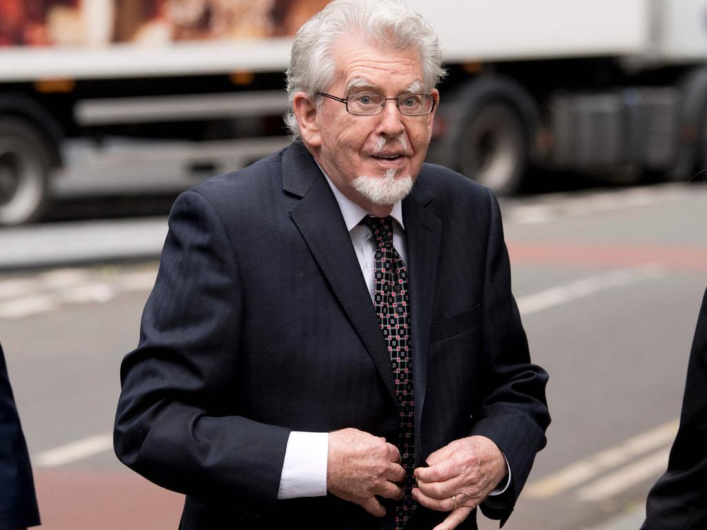 Rolf Harris arrives at court in 2017. Picture: Justin Tallis/AFP