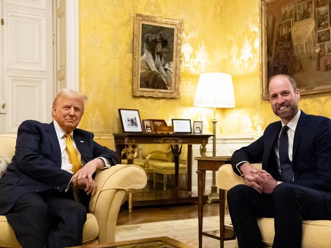 Donald Trump describes Prince William as “a great young man”. Picture: Getty Images