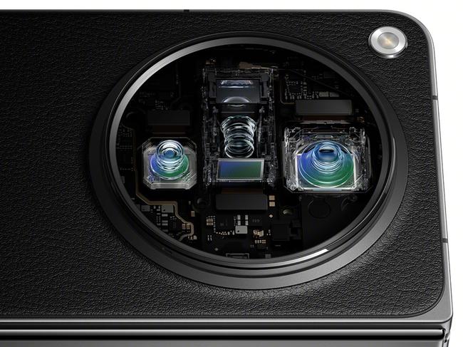 An image showing the lenses inside the Find N3 camera system. Picture: Supplied