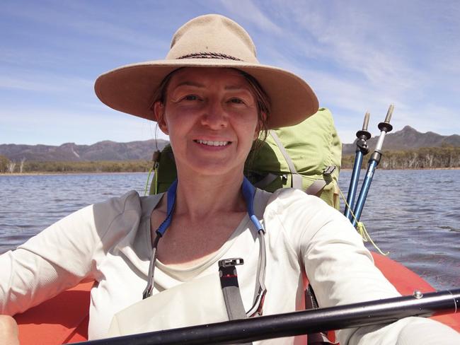 Hobart doctor Kirsty O'Neill is doing a 500km wilderness trek from one end of Tasmania to the other to raise money for a charity close to her heart. Picture: SUPPLIED