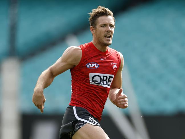 Luke Parker is likely to make his return through the VFL. Picture: Phil Hillyard