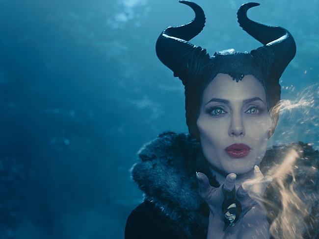 Casting her spell ... Angelina Jolie in Maleficent.