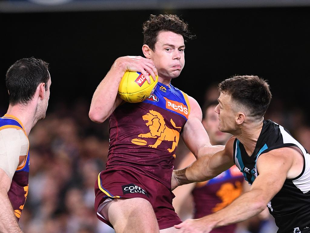 Lachie Neale is in career-best form. Pic: AAP 