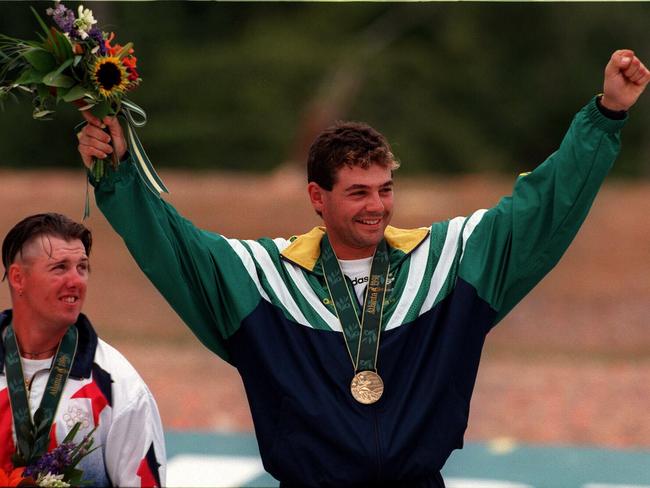 Michael Diamond at the Atlanta Olympics in 1996.