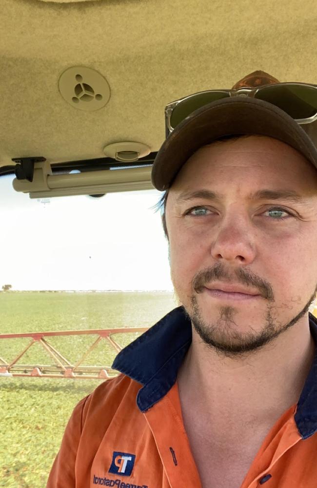 Trav Flight wants to embrace new technology and sustainable farming practices at his property at Loxton. Picture: Supplied