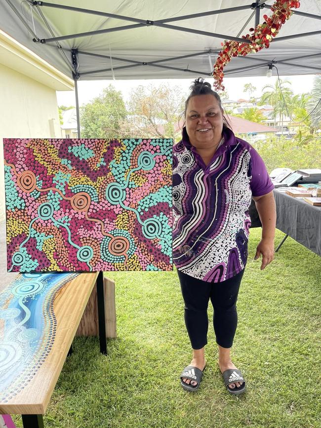 KJH Artworks celebrated the new year with a pop up sale in Springfield Lakes. Picture: Facebook/ KJK Artworks