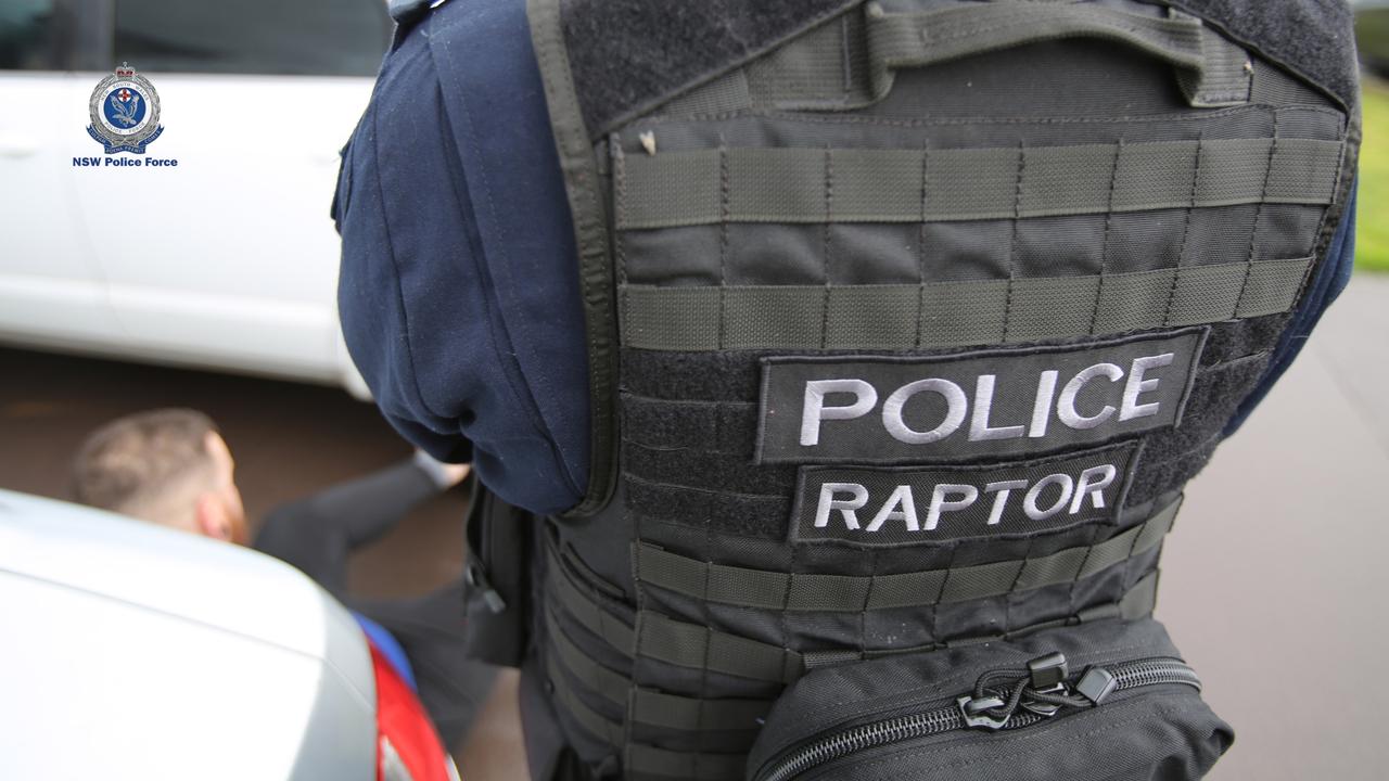 Strike Force Raptor executed 10 search warrants across regions. Source: NSW Police media