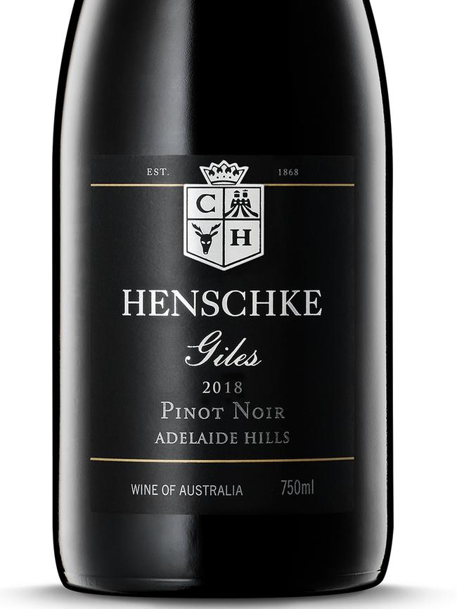 Henschke Wines, 2018 Giles Pinot Noir.