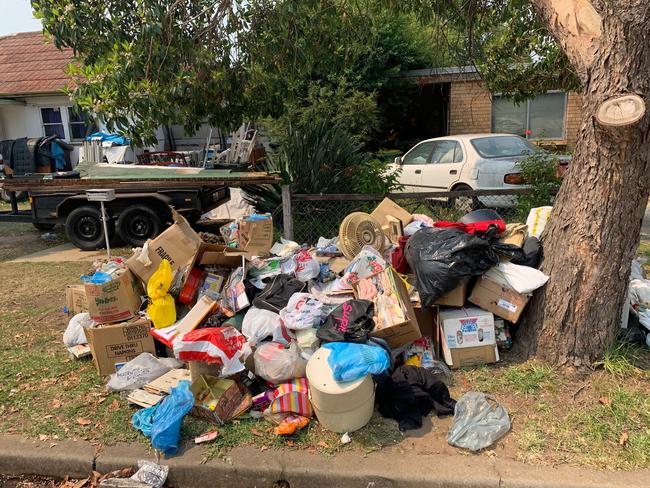 Neighbours said the woman’s husband had been sleeping in a car outside the home. Picture: Nick Hansen