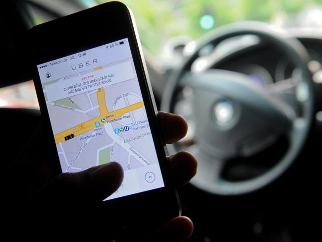 The taxi industry says UberX has been declared illegal by the authorities because it falls short of safety and accessibility standards. Picture: AFP/DPA/Britta Pedersen