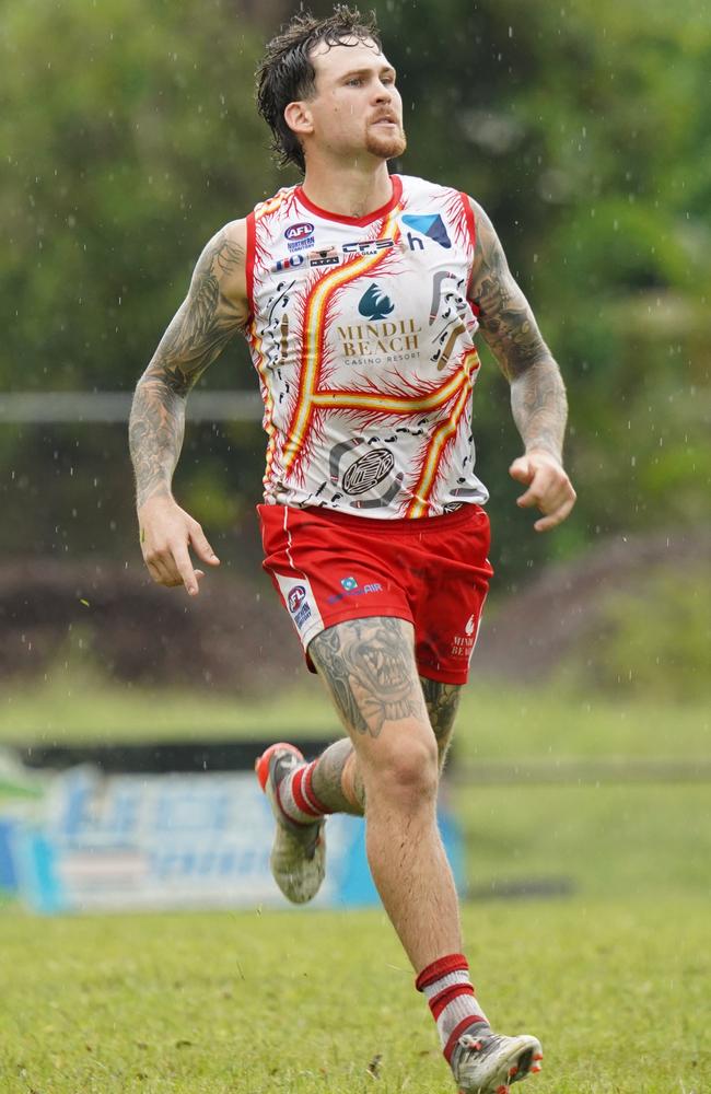 Waratah's Jayden Magro was deadly in front of goal for Waratah. Picture: Courtney McCabe / AFLNT Media