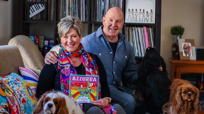 Mel and Chris Dzelde at their Nairne home. Picture: Tom Huntley