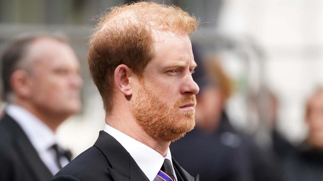 Prince Harry allegedly first learned of the Queen’s death through news reports. Picture: Getty Images.