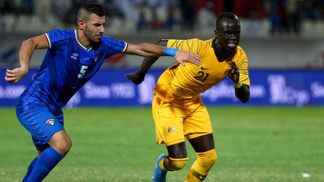 Awer Mabil’s club role is replicated within the Socceroos, so he can hit the ground running.