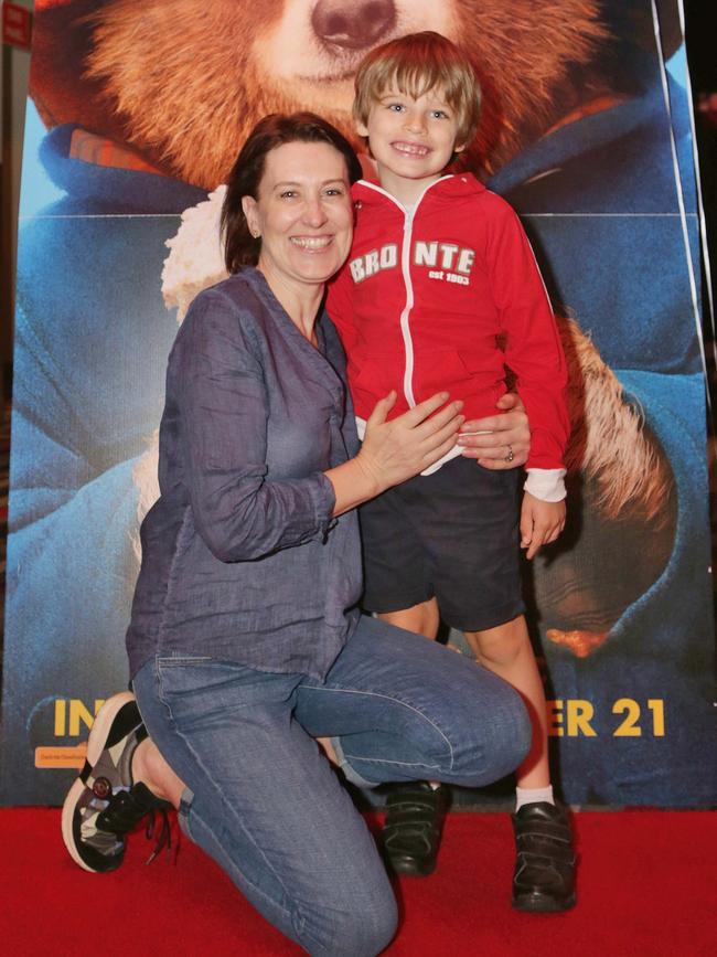 Virginia Trioli with son Addison in 2017.