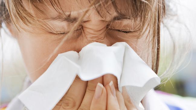 Generic photo of a woman with the flu shot.   Picture: iStock