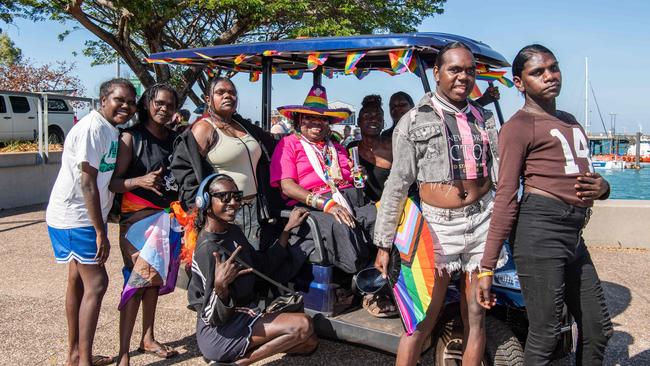 Pride Parade takes off in Darwin City, 2024. Picture: Pema Tamang Pakhrin