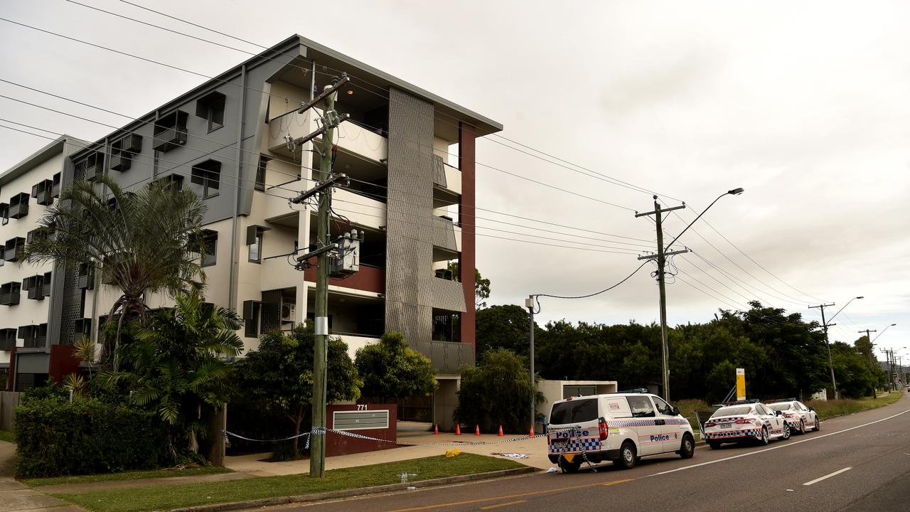 Stabbing at unit complex on Riverway Drive, Condon. Picture: Evan Morgan