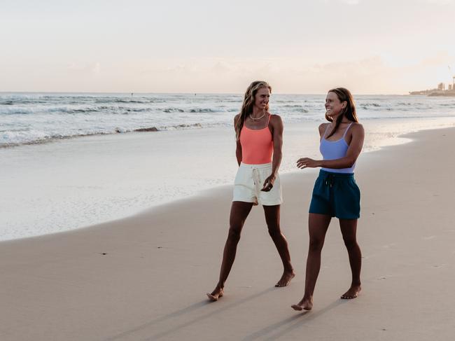 Ironwomen Harriet Brown (left) and Lizzie Welborn operate KaMana. Picture: Supplied.