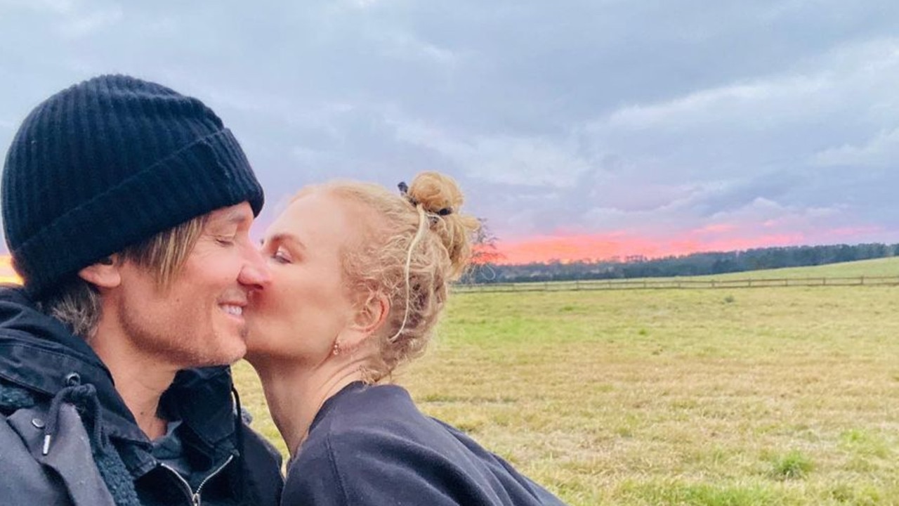 Fans loved this PDA-filled snap Nicole uploaded for Father’s Day. Picture: Instagram