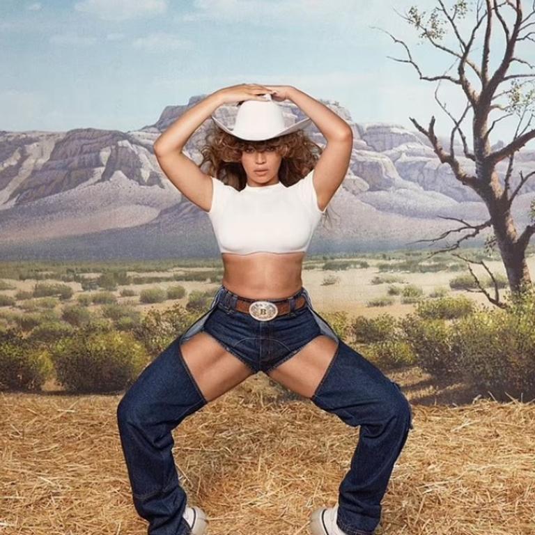 Beyonce models sexy denim chaps for new Ivy Park campaign | news 