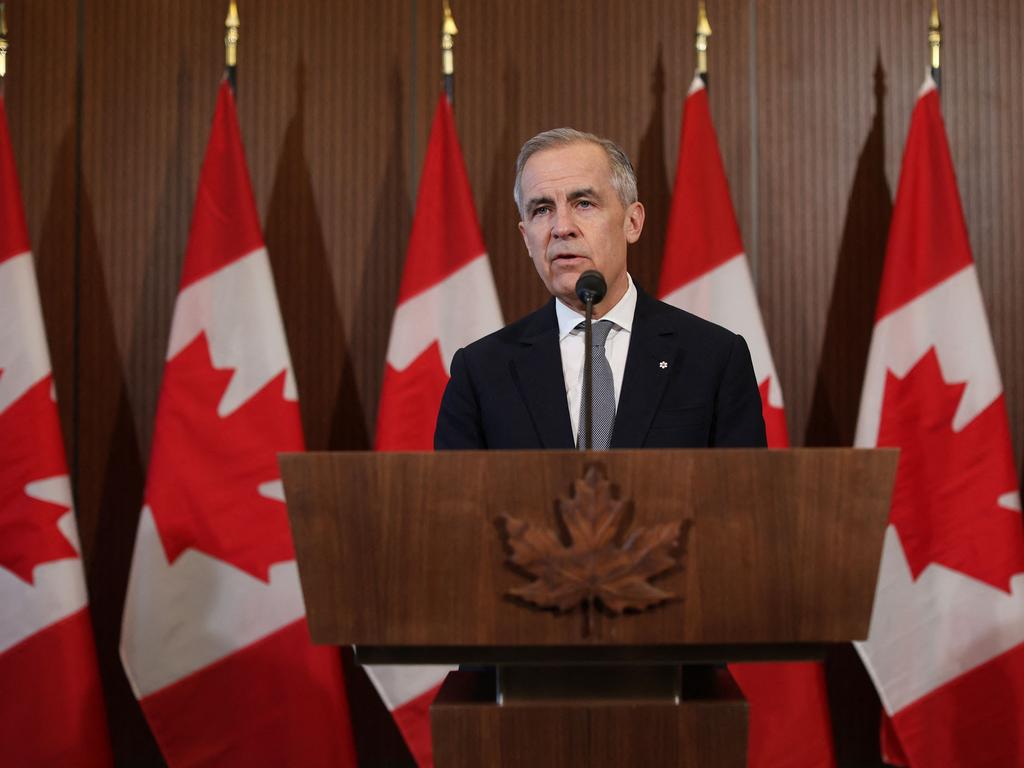 Canada’s Prime Minister Mark Carney appears to have gotten off on the right foot with Mr Trump. Picture: AFP