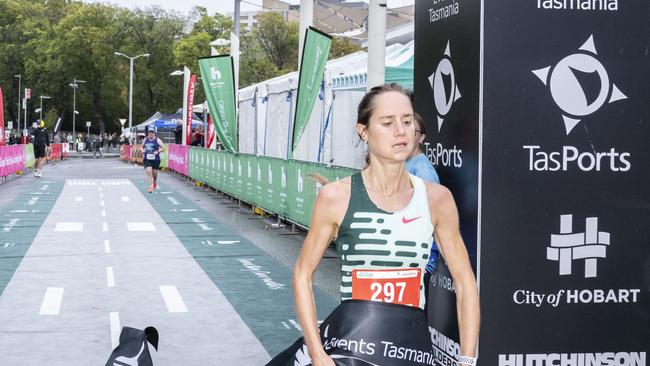 HOBART AIRPORT MARATHON 2024 Milly Clark. Picture: Caroline Tan