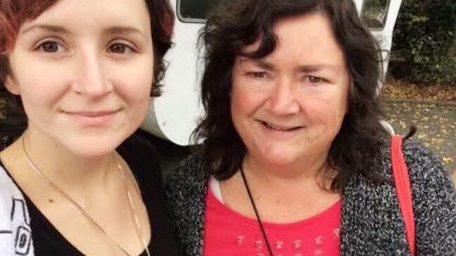 Missing woman Colleen South with her daughter Veronica. Picture: Supplied