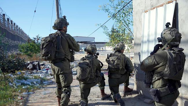 Israeli forces on Tuesday took control of the Palestinian side of the Rafah crossing between Gaza and Egypt. Picture: Israeli Arm/AFP.