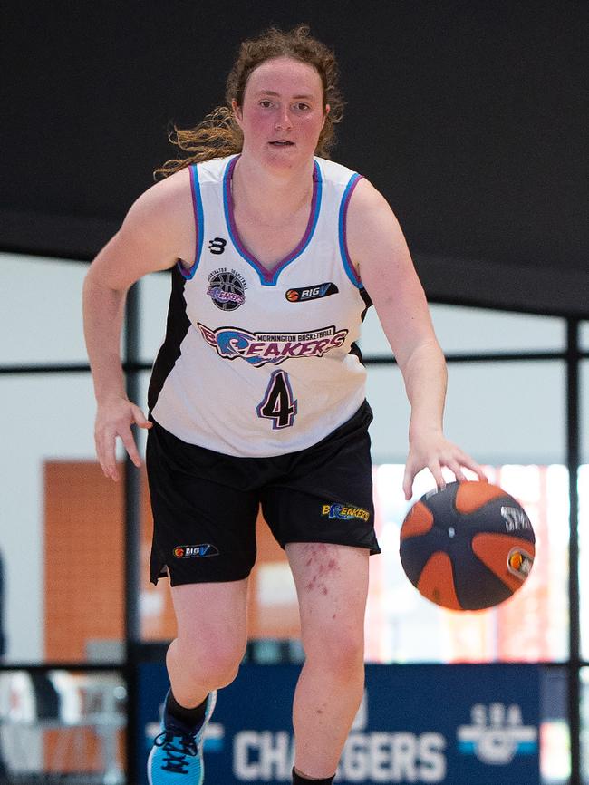 Rebecca Borham has been a star for Mornington this season. Photo: Basketball Victoria.