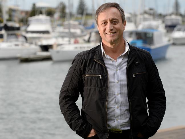 23/7/2015 Bruno Marveggio is behind a proposal to build a 12-storey hotel/apartment/retail block on Adelphi Tce, Glenelg North pic today is bruno at the Patawilunga on Adelphi Terrace at Glenelg North ....PHOTO DAVE CRONIN