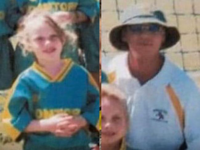 Bundaberg soccer protege Kijah Stephenson and her dad Anthony, who tragically died at the age of 45.