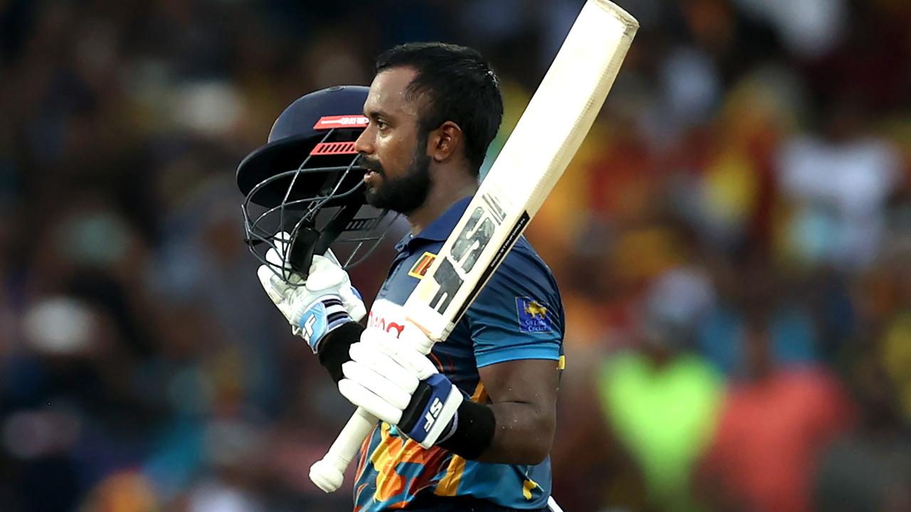 Charith Asalanka scored a match winning century for Sri Lanka. Picture: Getty Images