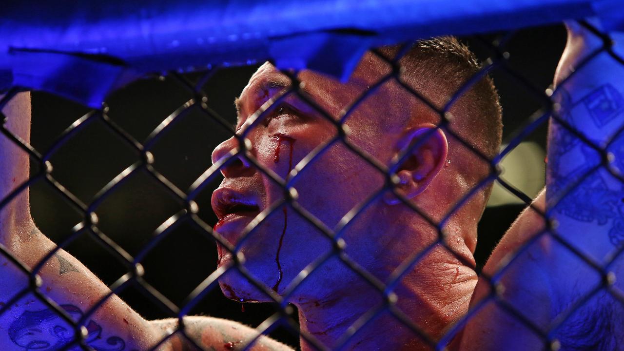 Colby Covington following his loss to Kamaru Usman at UFC 245 in Las Vegas. Picture: Richard Dobson