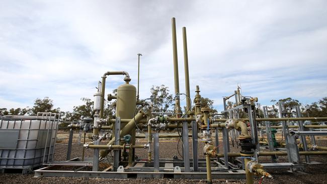 A Santos Narrabri gas well. Picture: Nathan Edwards.