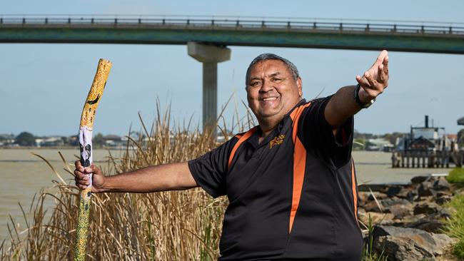 Mark Koolmatrie from Kool Tours in-front of the Coorong in Goolwa, where heÃ¢â¬â¢s noticed more water than usual, Thursday, Oct. 20, 2022. Picture: MATT LOXTON