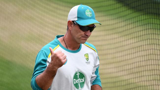 Justin Langer did everything that was asked of him. Picture: AFP