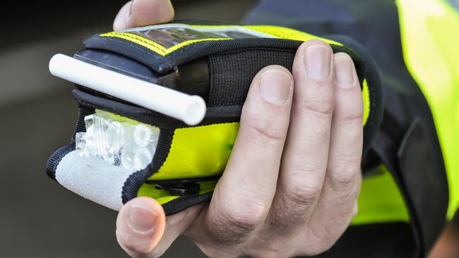 Three people were caught drink driving with high blood alcohol readings in Melbourne’s west on February 23, including a woman who blew .24 after crashing her car in Newport. File picture.