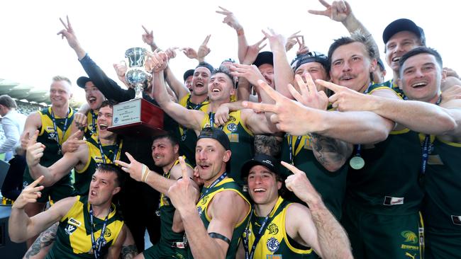 GFNL  Grand Finals. Seniors. South Barwon v Leopold.  Picture: Mike Dugdale