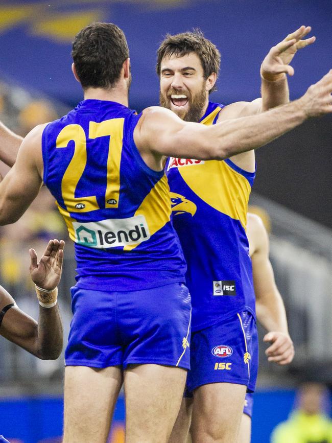 And again in 2019 – when Darling would win his only All-Australian blazer. Picture: Tony McDonough / Getty Images