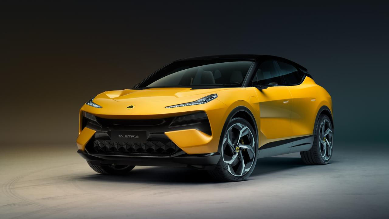 The all-electric Lotus Eletre Hyper SUV.