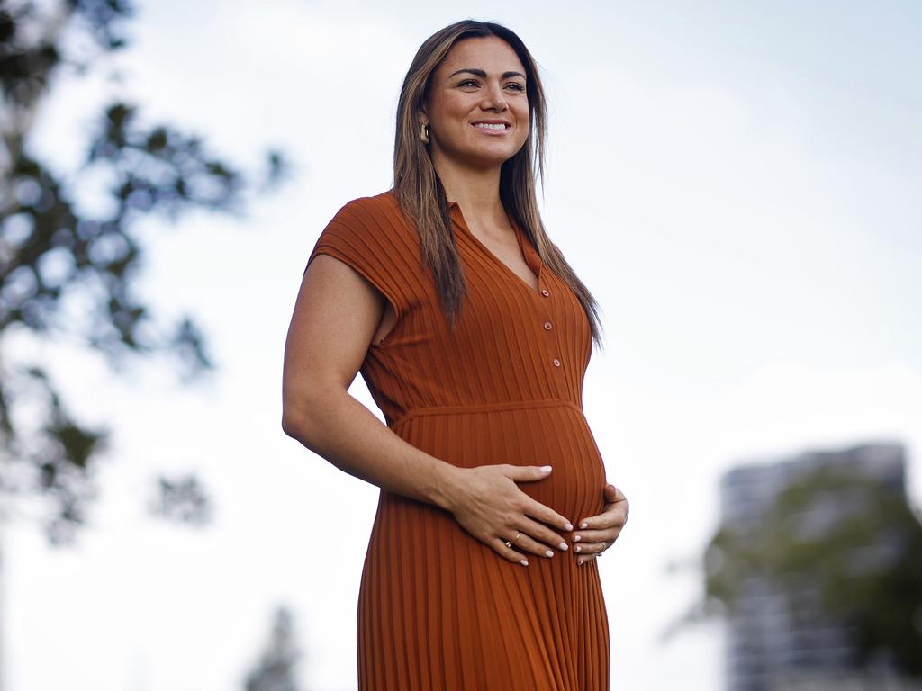 Millie Elliott (formerly Millie Boyle) would be playing in Wednesday's State of Origin match if she wasn't 5 months pregnant. Picture: Sam Ruttyn
