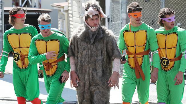 Brisbane Lions' Mad Monday celebrations at the Boundary at West End. Photographer: Liam Kidston.