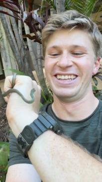 Robert Irwin shows how much he's like dad Steve