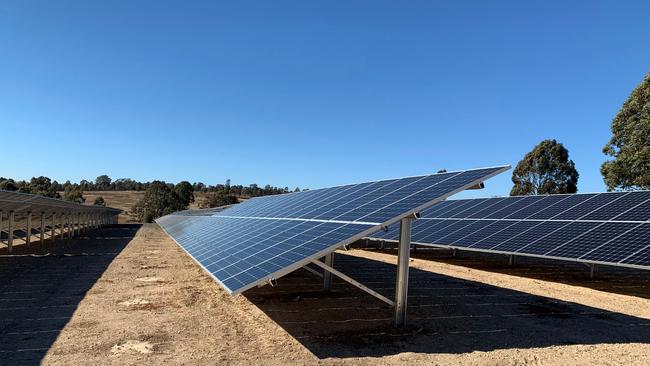 A Queensland energy company is bringing renewable energy to a number of locations across the Hunter via solar farms. Supplied.