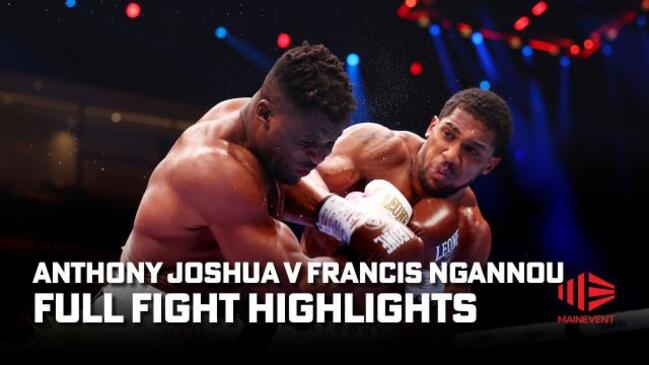 Anthony Joshua Knocks Out Francis Ngannou In Devastating Fashion, Video ...