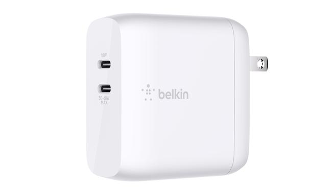 Belkin 68W GaN charger with two USB-C ports